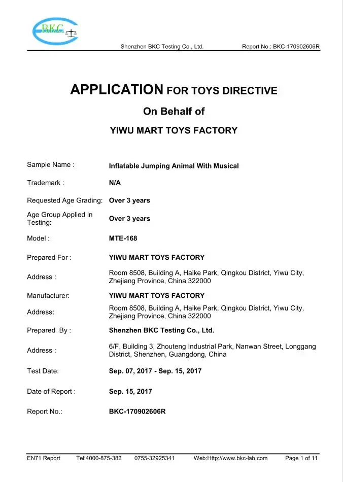 Valid since 09/07/2017